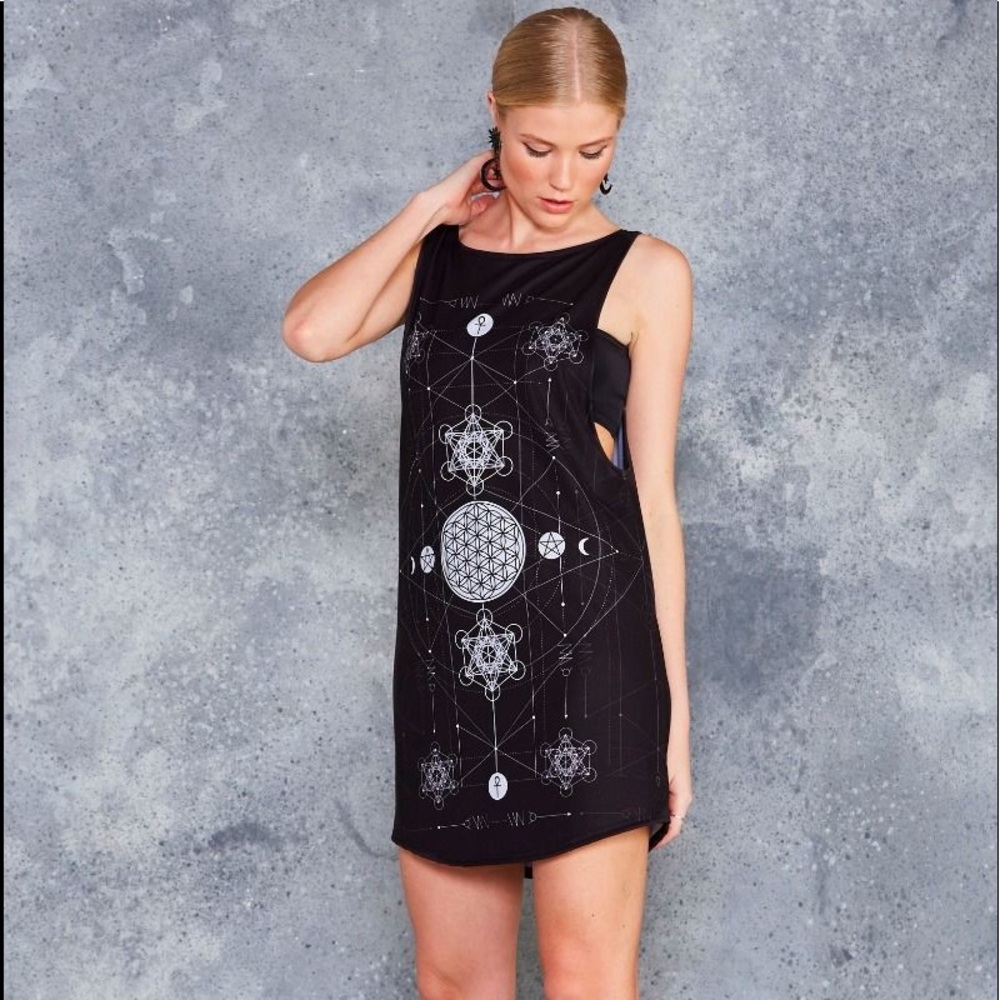 Black Milk Sacred Geometry Tank Dress